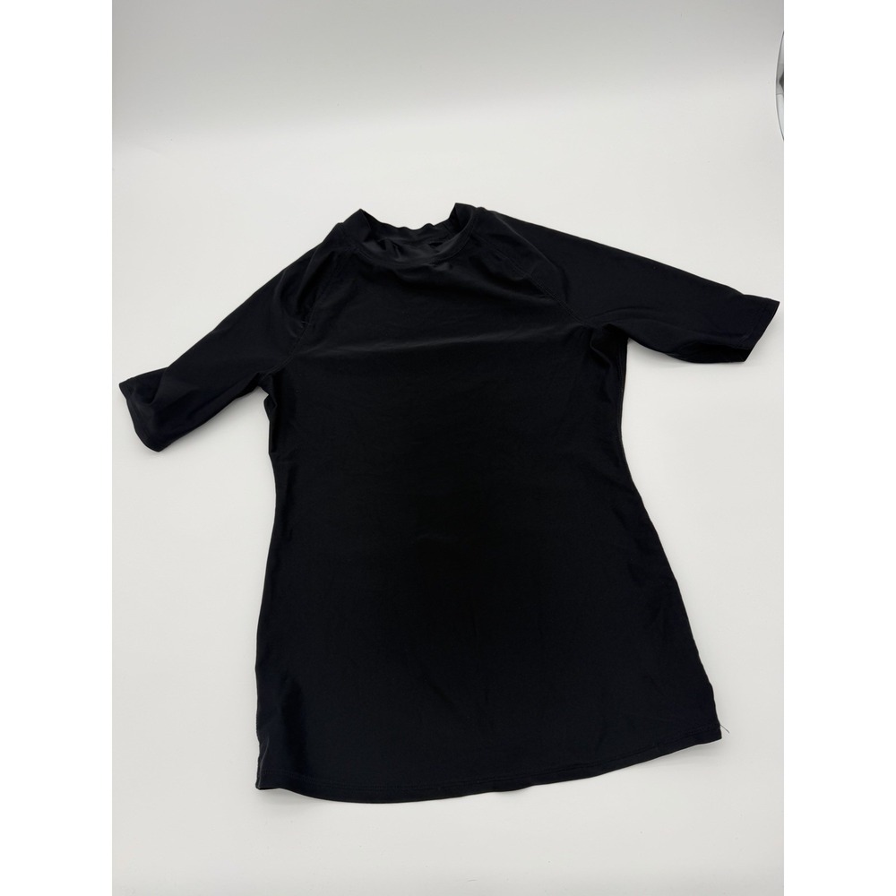 Black Short Sleeve Rash Guard-Old Navy-Women's XS-NEW-Beach-Surf